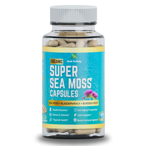 Organic Super Sea Moss Capsules | 60 Capsules