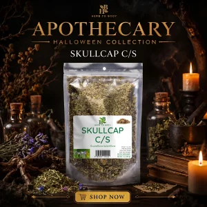 organic skullcap cut and sifted