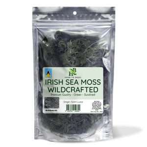 Green Irish Sea Moss Wildcrafted | 4oz - Makes over 20oz of Gel