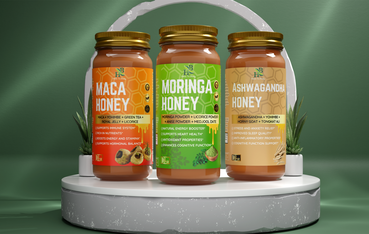 Honey maca moringa ashwaghanda