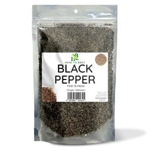 Black Pepper Fine 16 Mesh 4oz Herb to Body