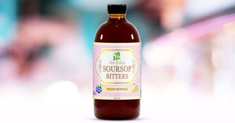 Soursop Bitters Mixed Berries by Herb to Body: Natural herbal tonic for immune support, digestive health, and antioxidant benefits.