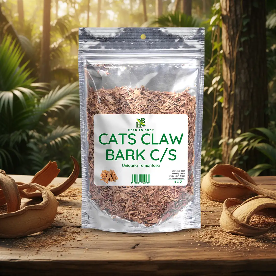 cats claw bark cut and sifted
