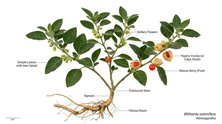 Ashwagandha_plant part