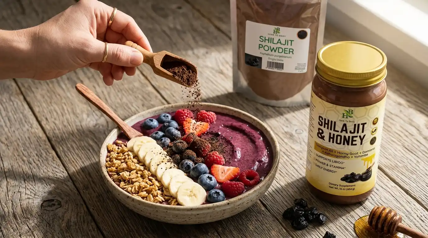 shilajit powder bowl