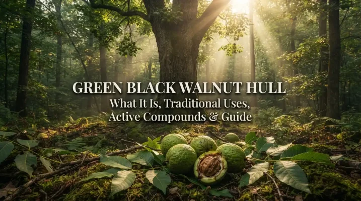 green hull of black walnut